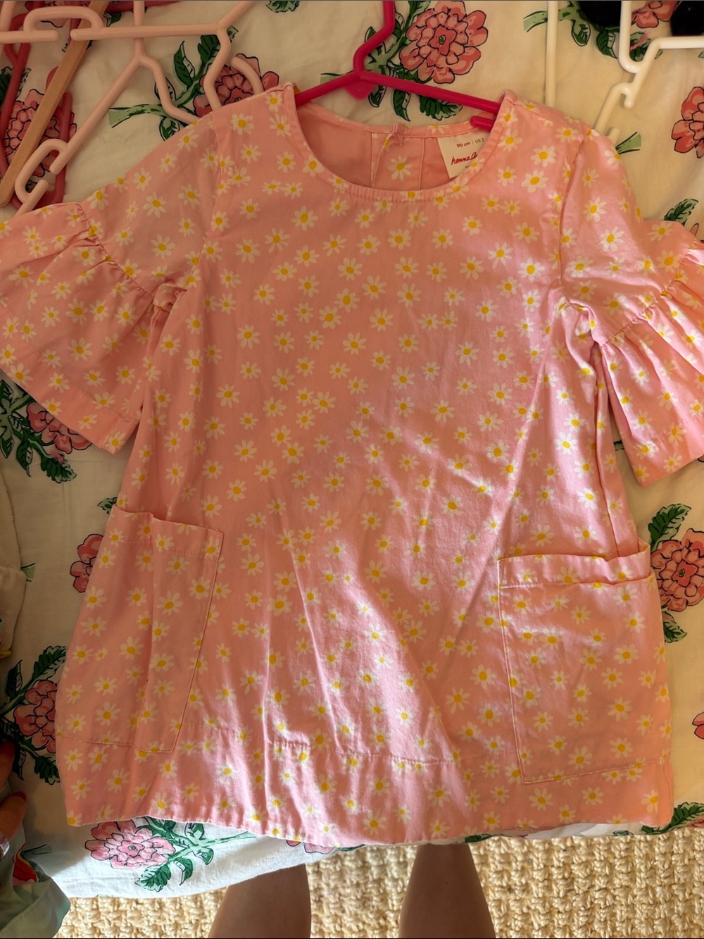 Hanna Andersson Pink Daisy Pocket Tunic